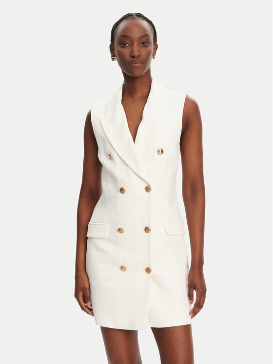 Elisabetta Franchi Рокля тип риза AB85352E2 360 Regular Fit