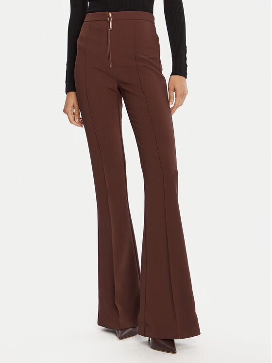 Elisabetta Franchi Текстилни панталони PA-122-56E2-V290 Regular Fit
