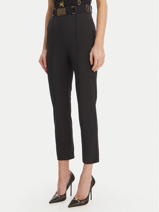 Elisabetta Franchi Текстилни панталони PA-132-61E2-V350 Regular Fit