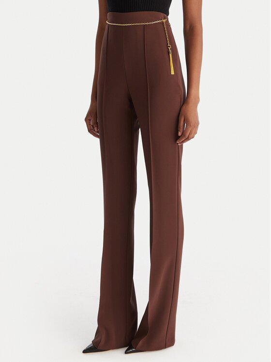 Elisabetta Franchi Текстилни панталони PA-141-57E2-V420 Regular Fit