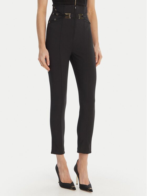 Elisabetta Franchi Текстилни панталони PA-158-61E2-V350 Skinny Fit