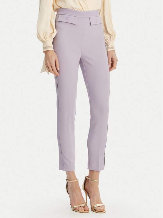 Elisabetta Franchi Текстилни панталони PA-170-61E2-V290 Regular Fit