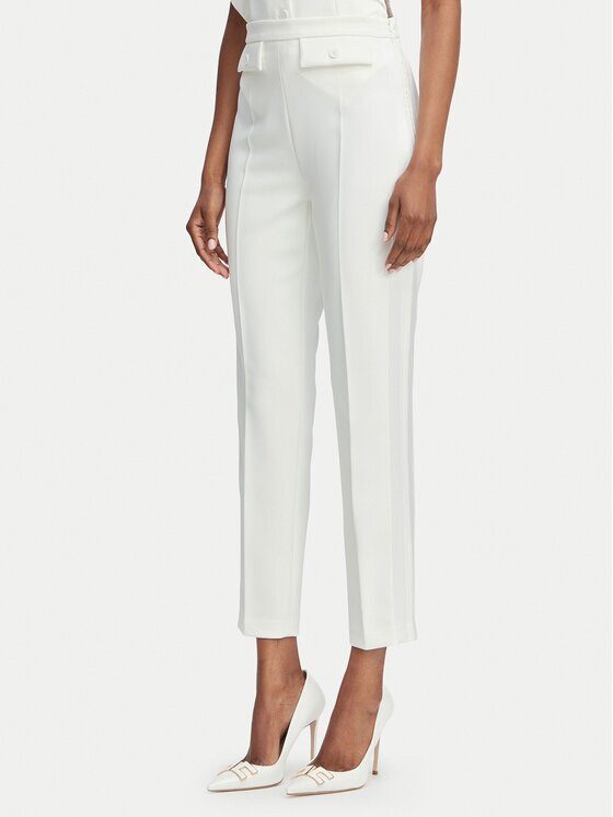 Elisabetta Franchi Текстилни панталони PA-185-62E2-V270 Slim Fit