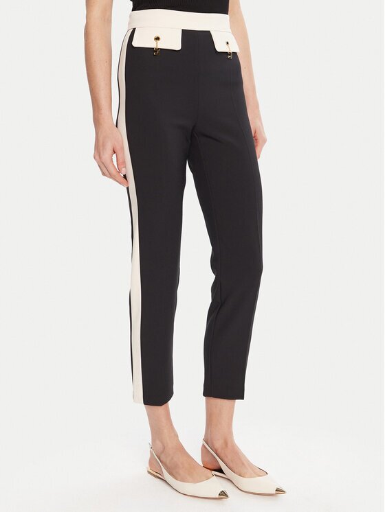 Elisabetta Franchi Текстилни панталони PA-T01-56E2-V340 Regular Fit
