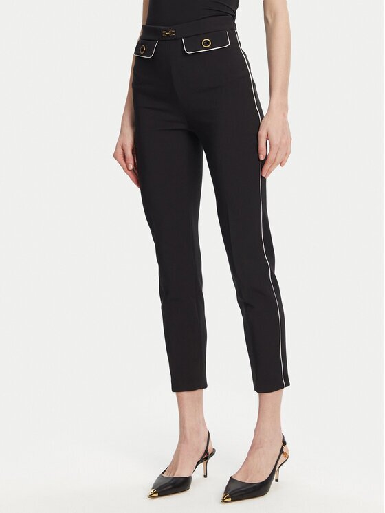 Elisabetta Franchi Текстилни панталони PA-T71-51E2 Regular Fit