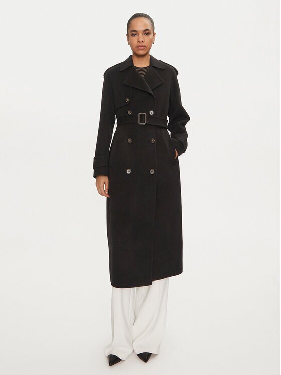 Elisabetta Franchi Вълнено палто CP-57D-46E2 Regular Fit