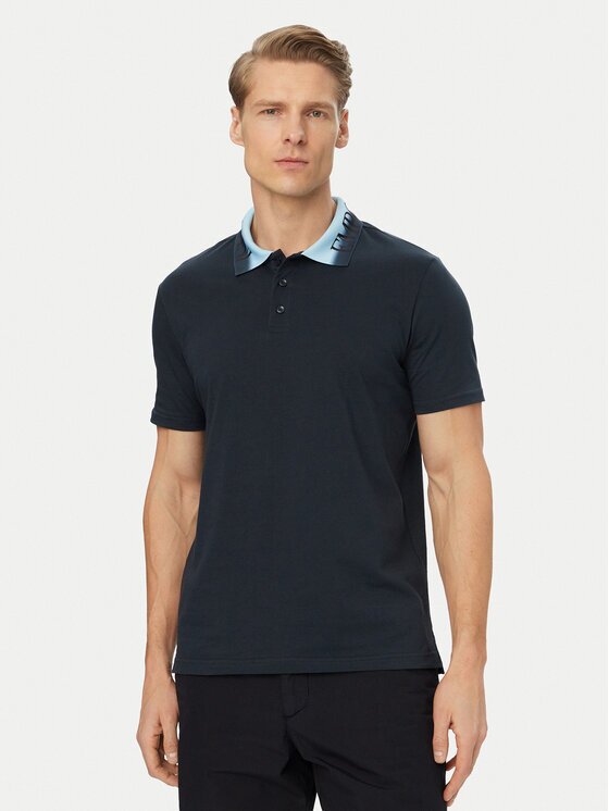 Emporio Armani Тениска с яка и копчета EM000571 AF20432 UC001 Regular Fit