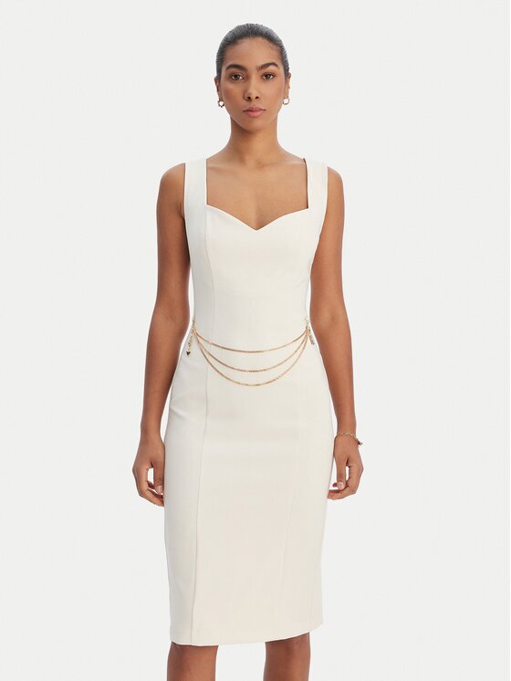 Fracomina Коктейлна рокля FR26SD2017W42901 Slim Fit