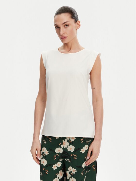 French Connection Блуза 762ZA Екрю Regular Fit
