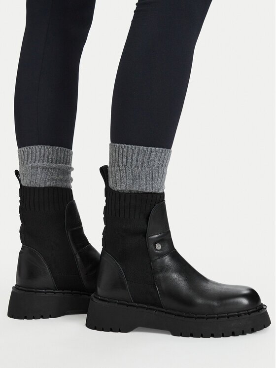 G-STAR Raw Боти тип челси EO-DEMET Черен