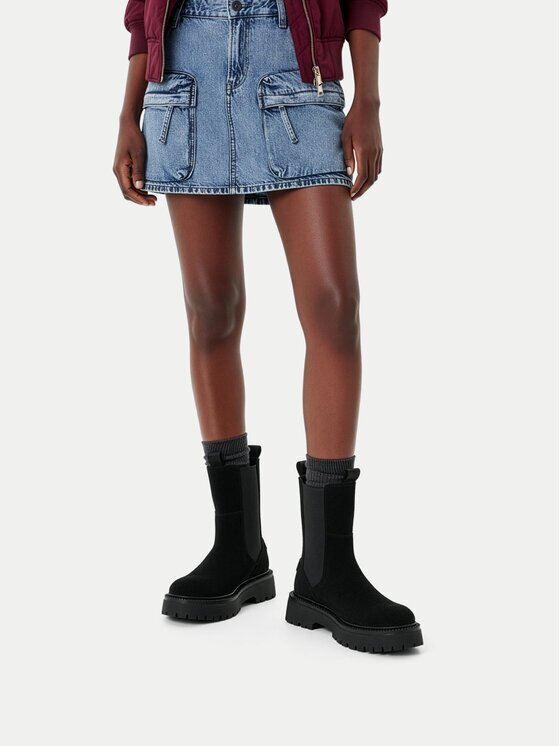 G-STAR Raw Боти тип челси EO-YASEMIN-70861S Черен