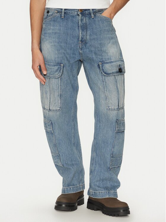 G-STAR Raw Дънки Bend 3D D26111-D499 H121 Син Loose Fit