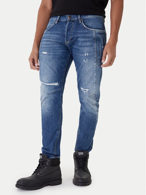 G-STAR Raw Дънки Contor 3D D27222-E106 Син Slim Fit