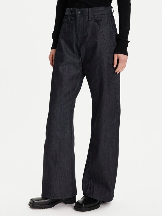 G-STAR Raw Дънки Contor 3D D27690-D315 Тъмносин Wide Leg