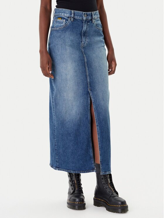 G-Star Raw Дънкова пола Viktoria D24385-E106 Regular Fit