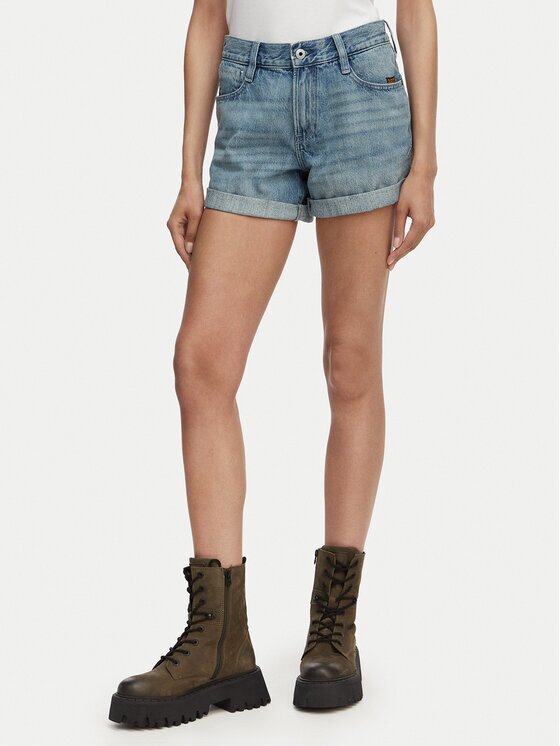 G-STAR Raw Дънкови шорти Judee D23211-D788 Син Regular Fit