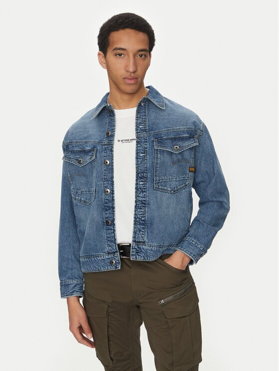 G-STAR Raw Дънково яке Dakota D23593-D536 H152 Син Regular Fit