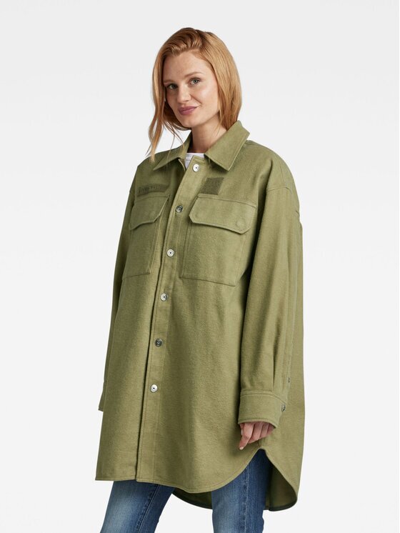 G-STAR Raw Преходно яке D23023-C838-B212 Зелен Oversize