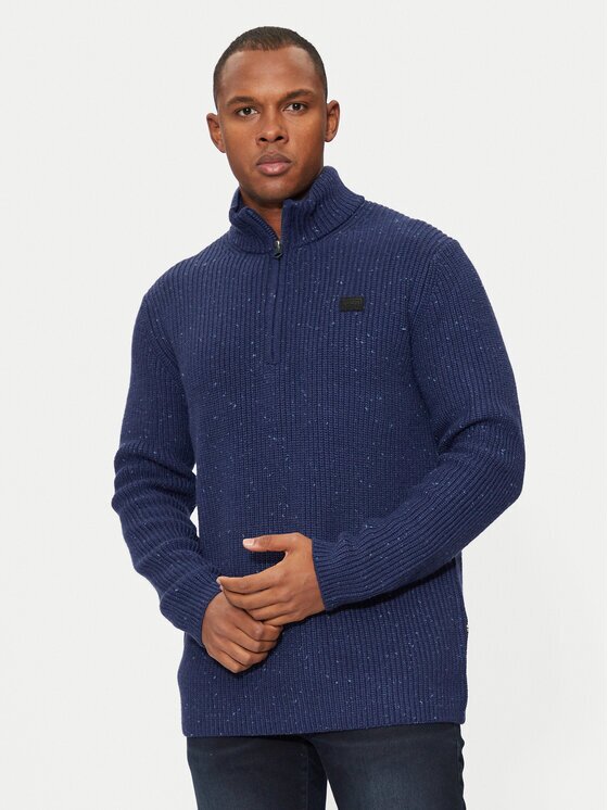 G-STAR Raw Пуловер D25123-D754 Тъмносин Regular Fit