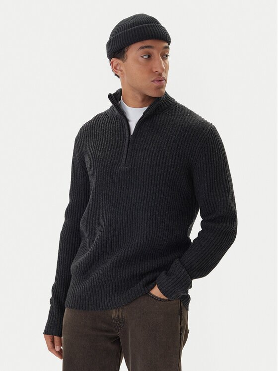 G-STAR Raw Пуловер Essential D23938-E212 Сив Regular Fit