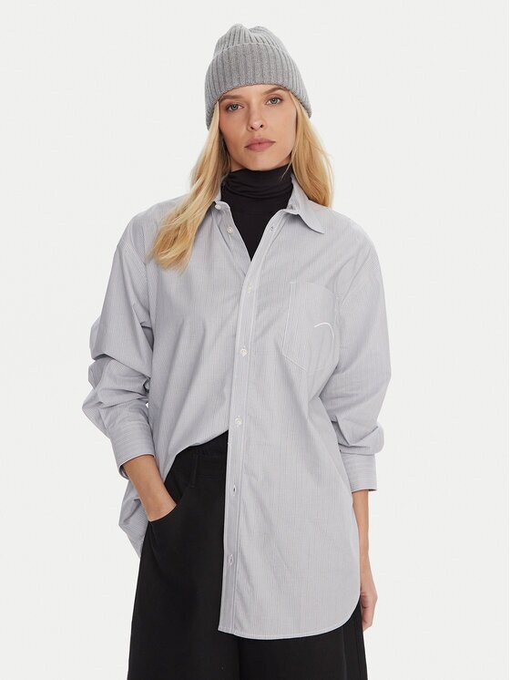 G-STAR Raw Риза D27133-E067 Светлосиньо Oversize