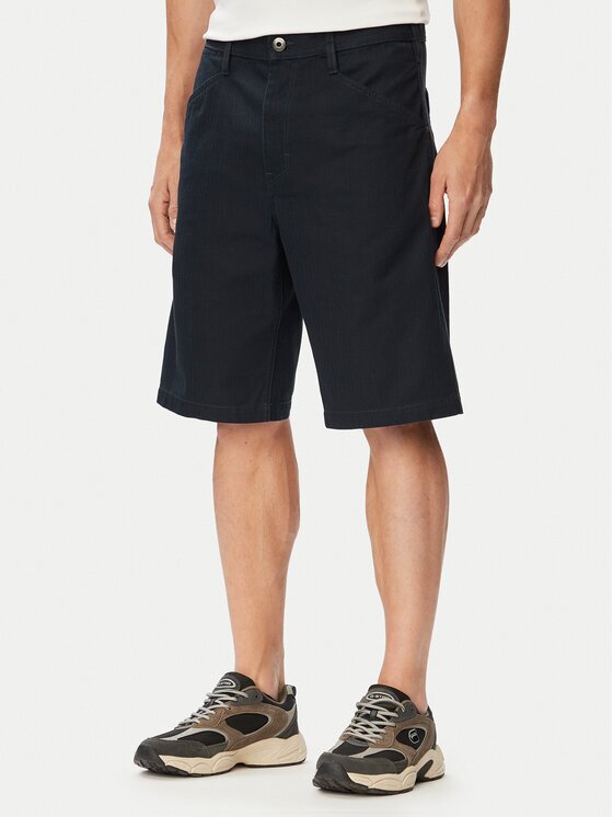 G-STAR Raw Шорти от плат D28958-E514 Тъмносин Relaxed Fit