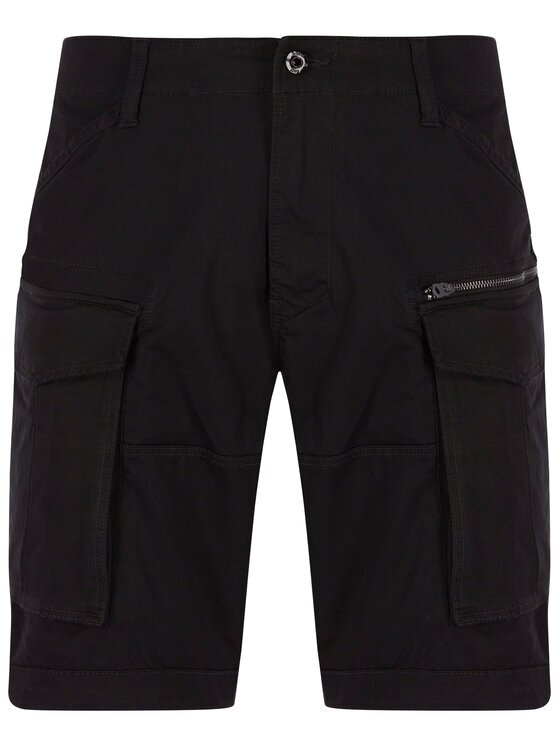 G-STAR Raw Шорти от плат Rovic Zip D08566-5126-990 Черен Relaxed Fit