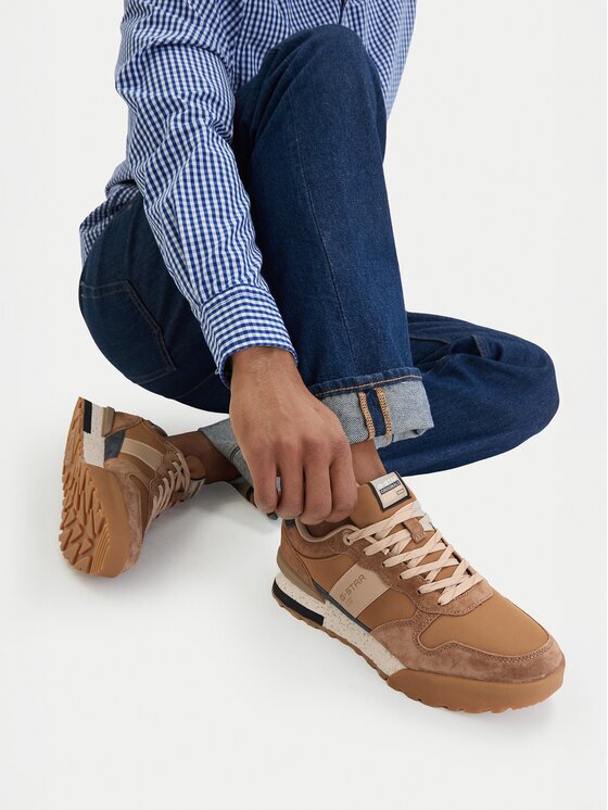 G-STAR Raw Сникърси EO-MILAN-01 Кафяв