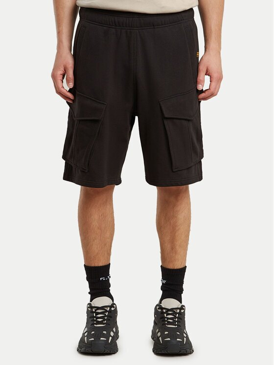 G-STAR Raw Спортни шорти Rovic D24452-D257 Черен Relaxed Fit
