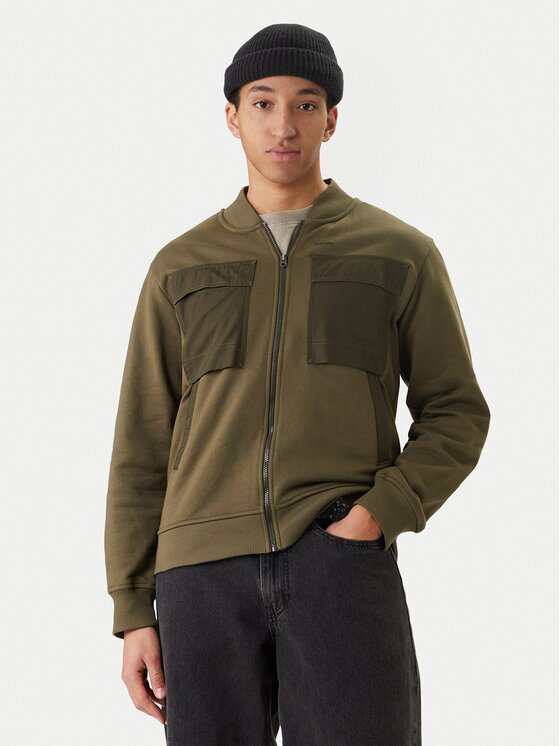 G-STAR Raw Суитшърт D28824-E553 Зелен Regular Fit