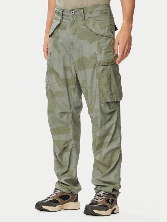 G-STAR Raw Текстилни панталони MA1 Cargo D26945-E520 Светлозелен Tapered Fit