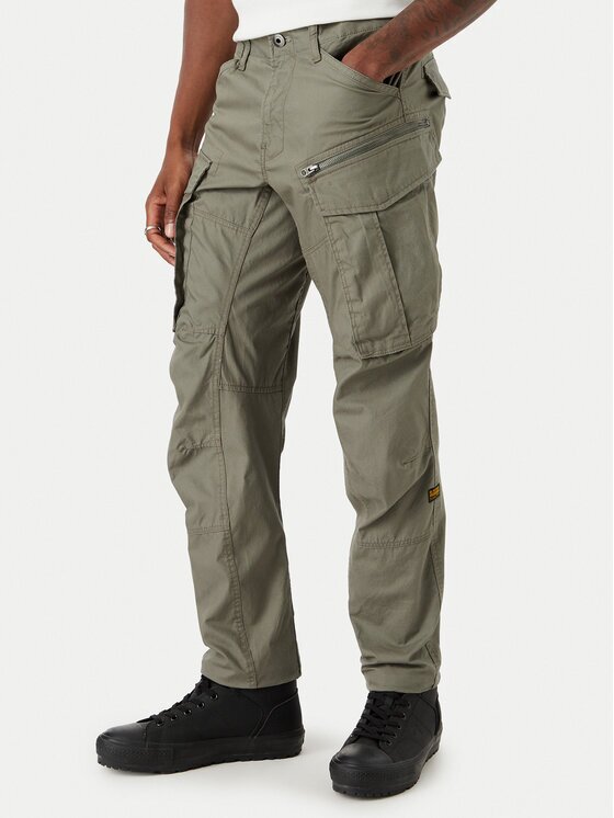 G-STAR Raw Текстилни панталони Rovic D02190-D387 Зелен Tapered Fit