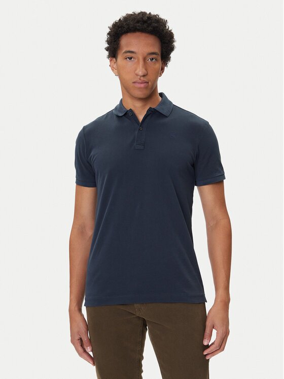 G-STAR Raw Тениска с яка и копчета Dunda D11595-D756 Син Slim Fit