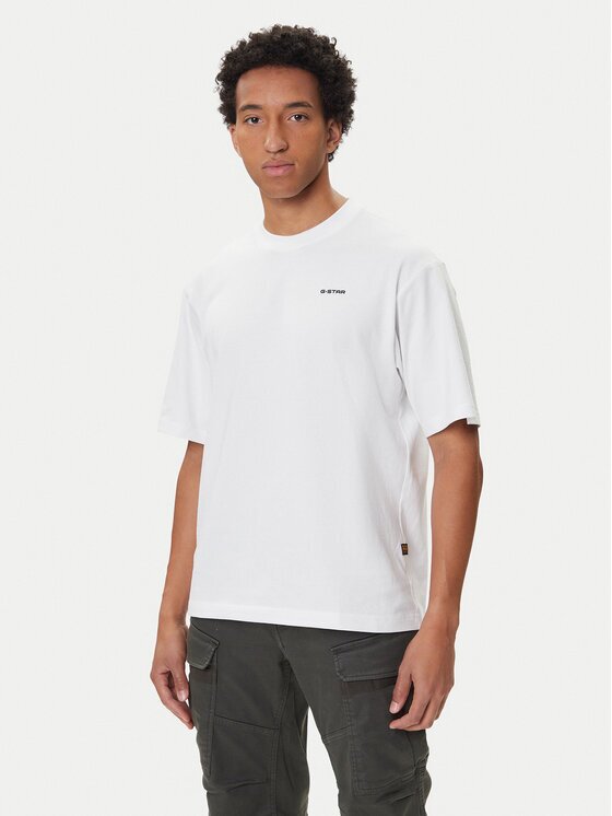 G-STAR Raw Тишърт Base D26817-D593 Бял Boxy Fit