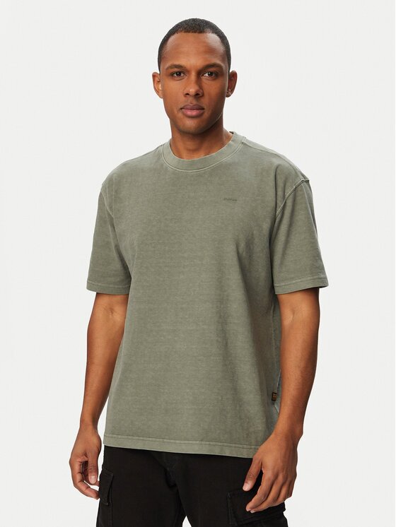 G-STAR Raw Тишърт Base D28588-E517 Зелен Regular Fit