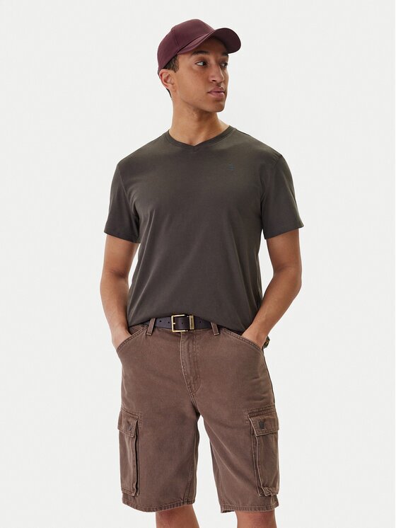 G-STAR Raw Тишърт Base-S D16412-336 Зелен Regular Fit
