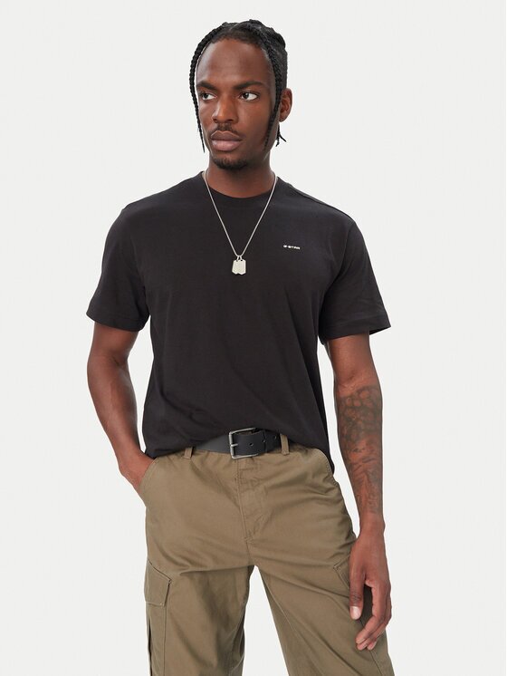 G-STAR Raw Тишърт D28609-C682 Черен Regular Fit