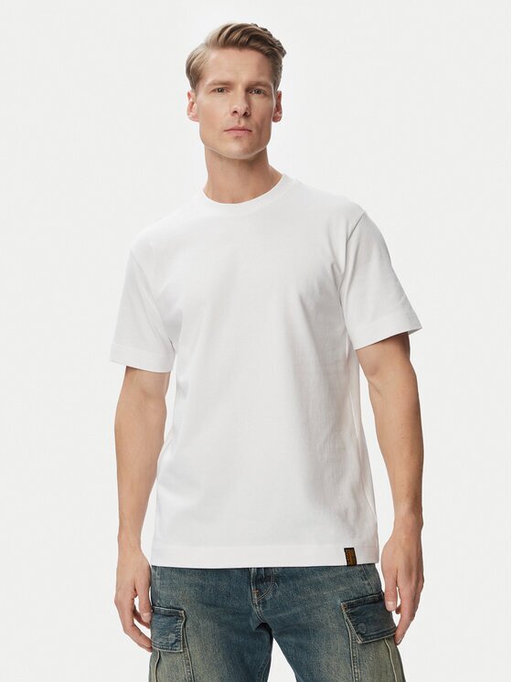 G-STAR Raw Тишърт Gs-01 D29113-D709 Бял Regular Fit
