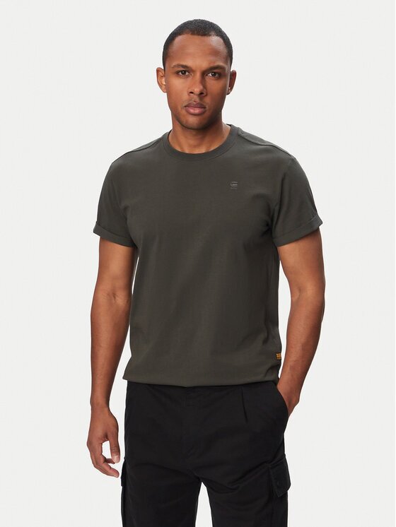 G-STAR Raw Тишърт Lash D16396-B353 Тъмносив Relaxed Fit