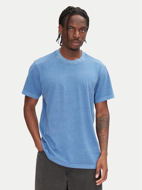 G-STAR Raw Тишърт Overdyed D27760-C756 Син Regular Fit