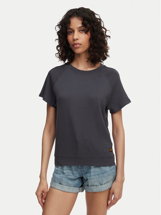 G-STAR Raw Тишърт Raglan D24512-D976 Тъмносин Regular Fit