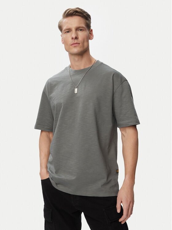G-STAR Raw Тишърт Slub D28889-E512 Каки Regular Fit