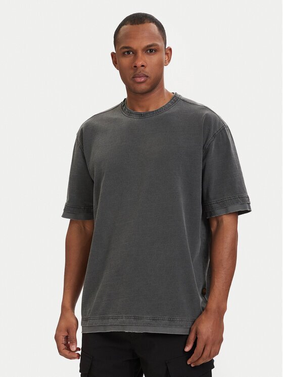 G-STAR Raw Тишърт Washed Distressed D28896-E401 Черен Relaxed Fit
