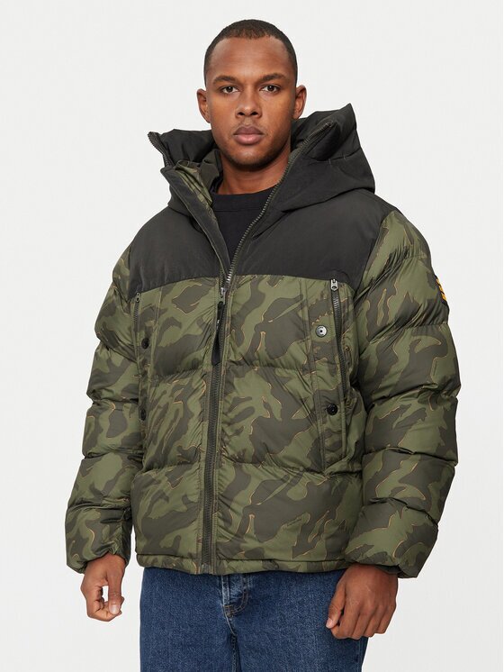 G-STAR Raw Зимно яке Expedition D23645-C441 Зелен Regular Fit