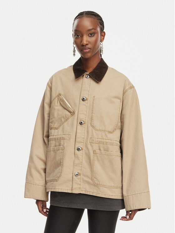 G-STAR Риза-яке Boyfriend Barn D28436-E347 Бежов Relaxed Fit