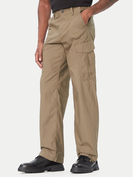 G-STAR Текстилни панталони Holt D29512-D387 Каки Regular Fit