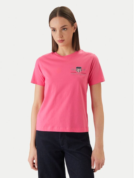 Gant Тишърт Bisiklet Yaka 4200277 Regular Fit