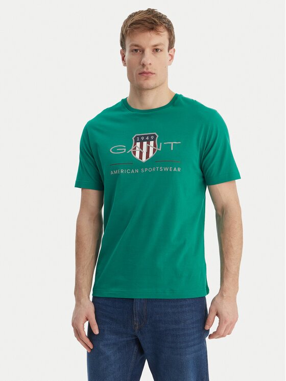 Gant Тишърт Reg Archive Shield Ss 2003199 Regular Fit