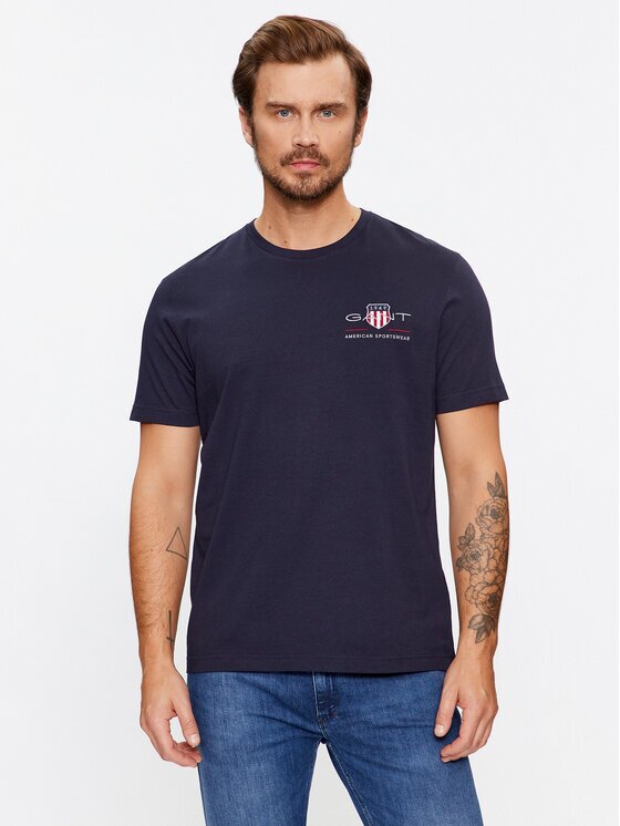Gant Тишърт Reg Archive Shield Emb Ss 2067004 Regular Fit