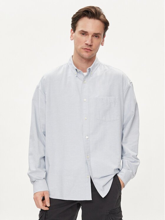 GAP Риза 887258-00 Светлосиньо Regular Fit